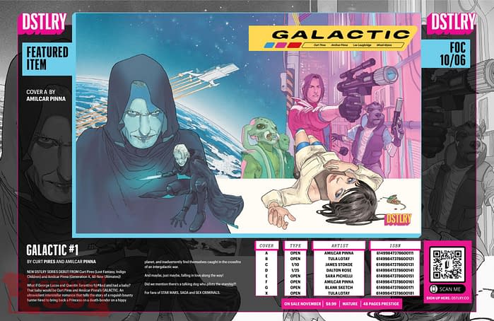 Dstlry November 2025 Solicits