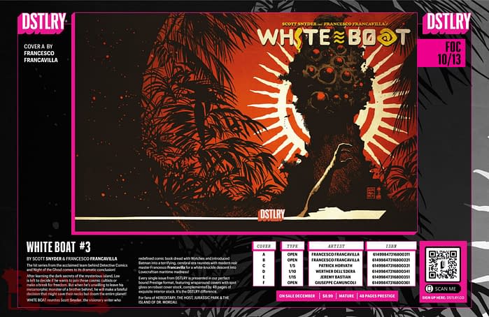 Dstlry November 2025 Solicits