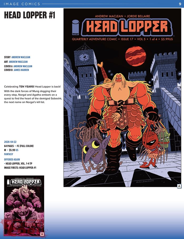 Image Comics Full April 2026 Solicits