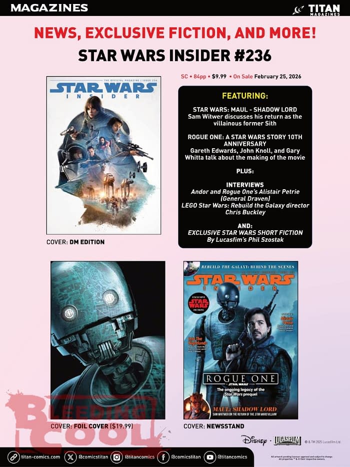 Titan Comics Full February 2026 Solicits