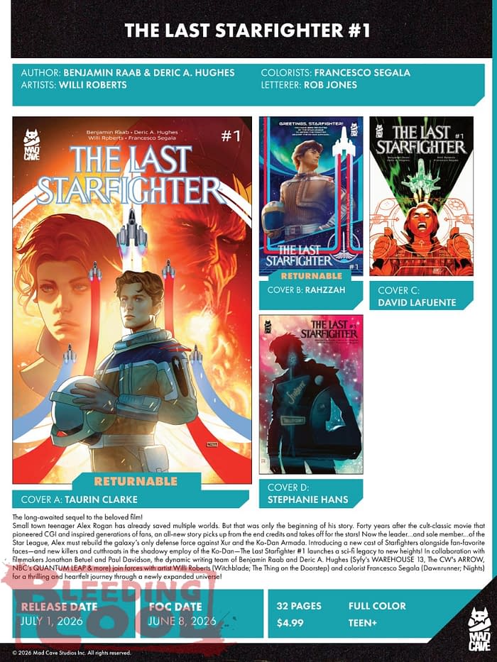 Mad Cave Studios July 2026 Solicits And Solicitations