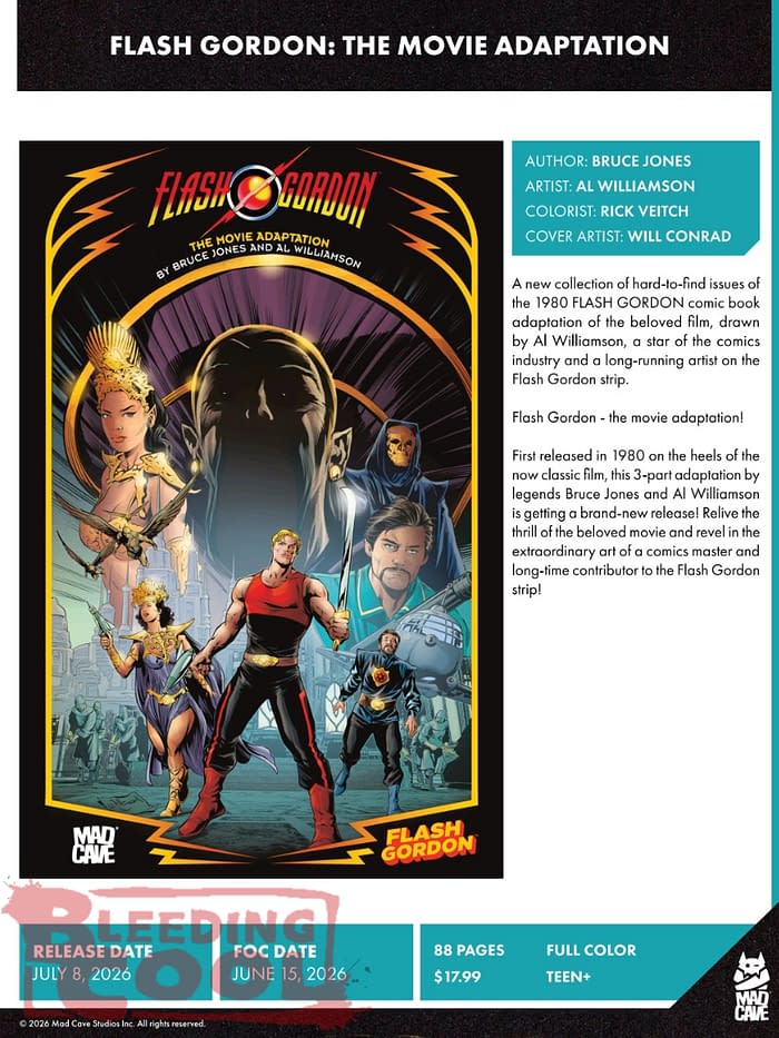 Mad Cave Studios July 2026 Solicits And Solicitations
