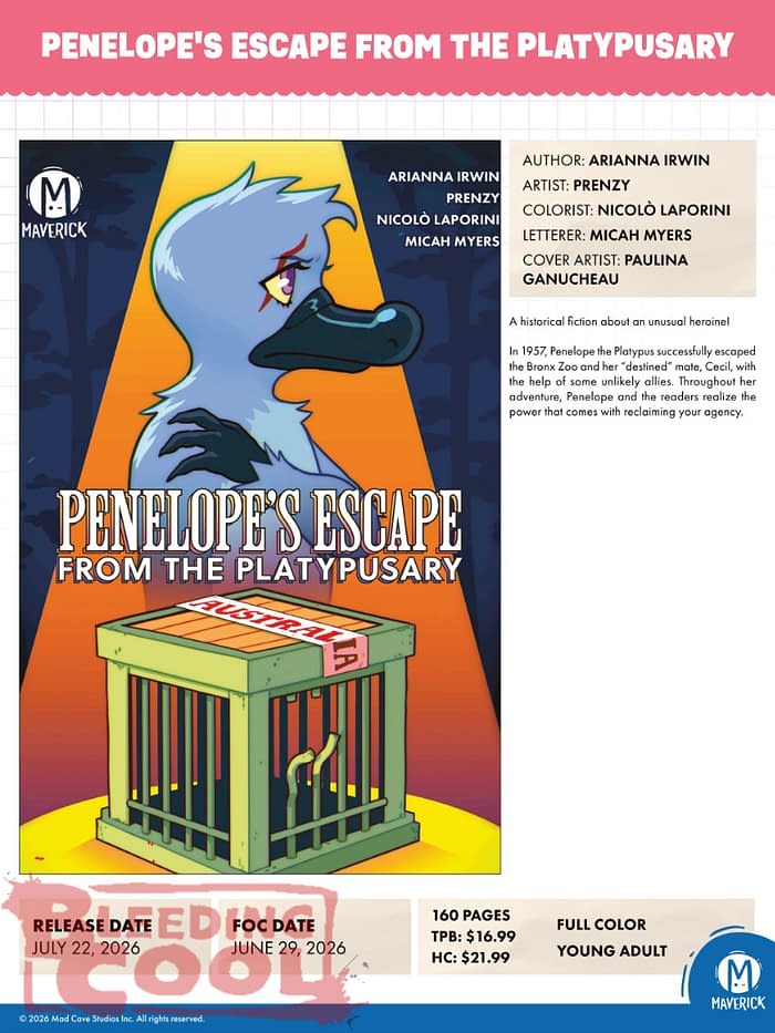 Mad Cave Studios July 2026 Solicits And Solicitations
