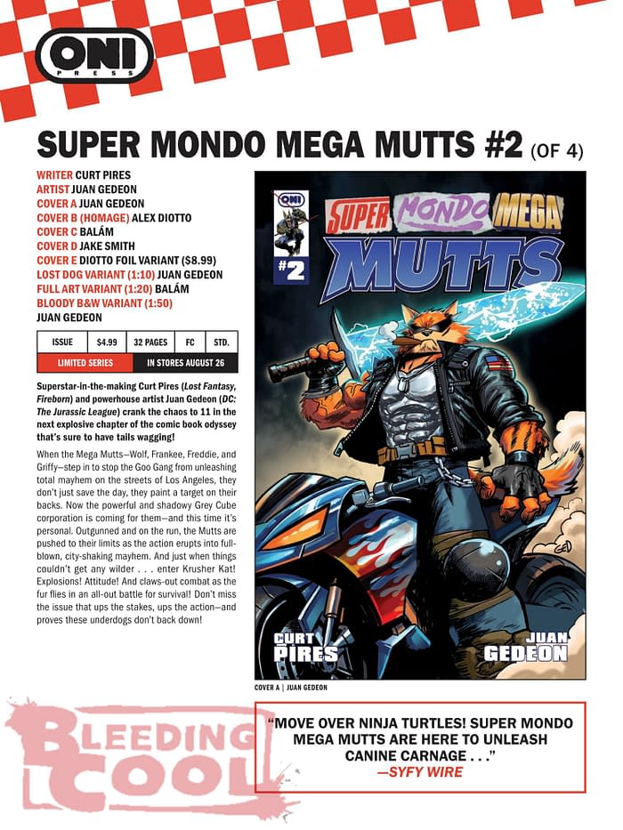 Oni Press August 2026 Solicits