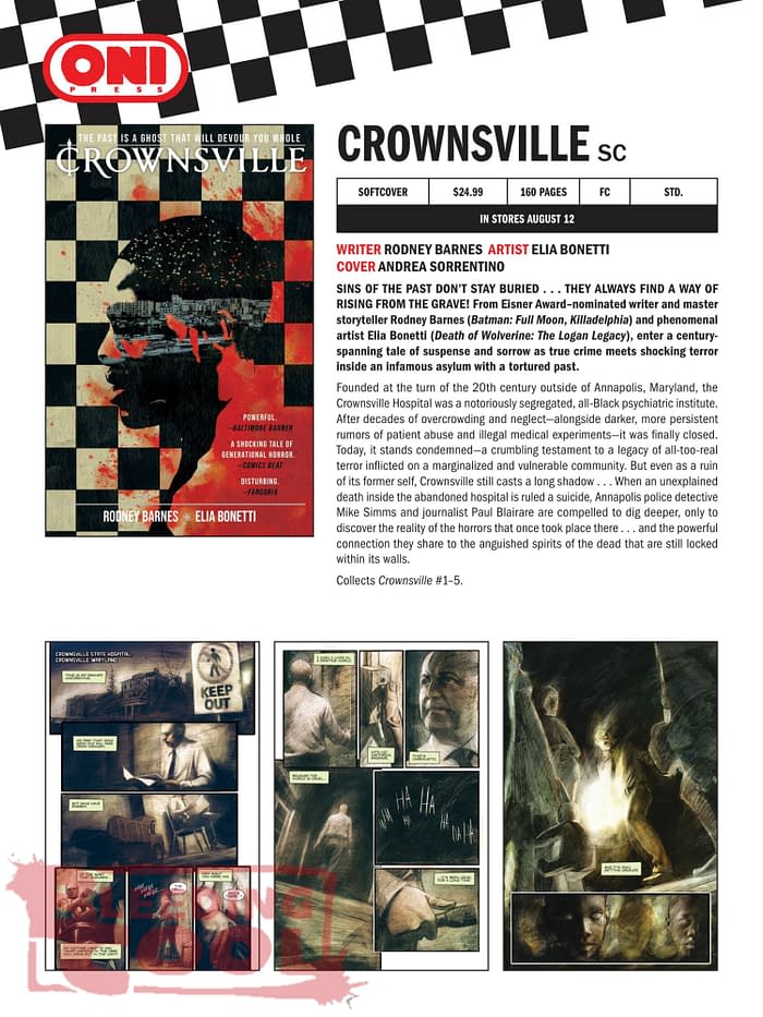 Oni Press August 2026 Solicits