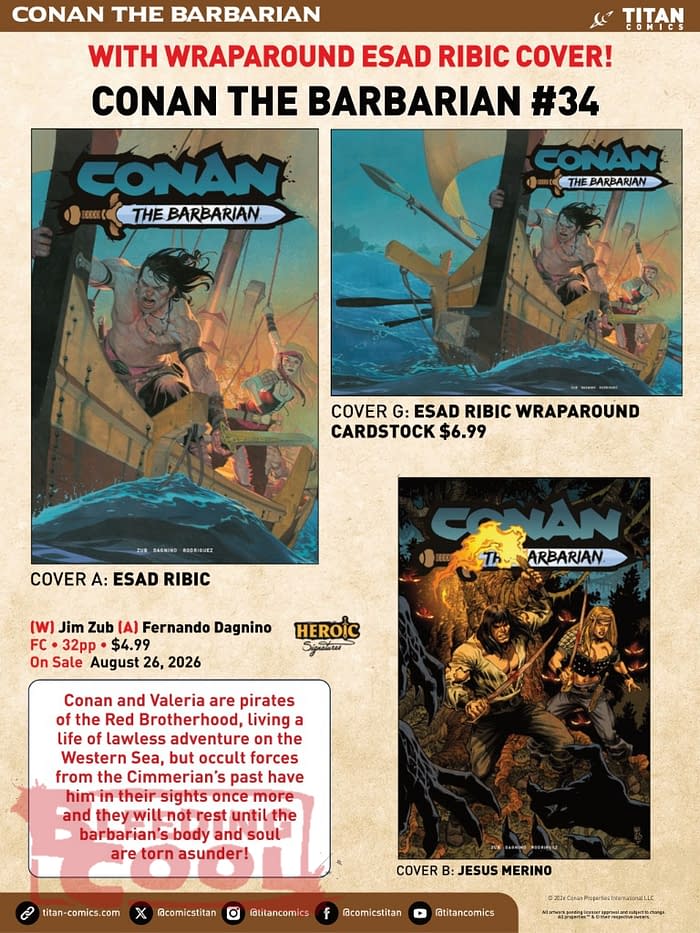 Titan Comics August 2026 Solicits And Solicitations