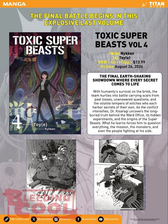 Titan Comics August 2026 Full Solicits And Solicitations