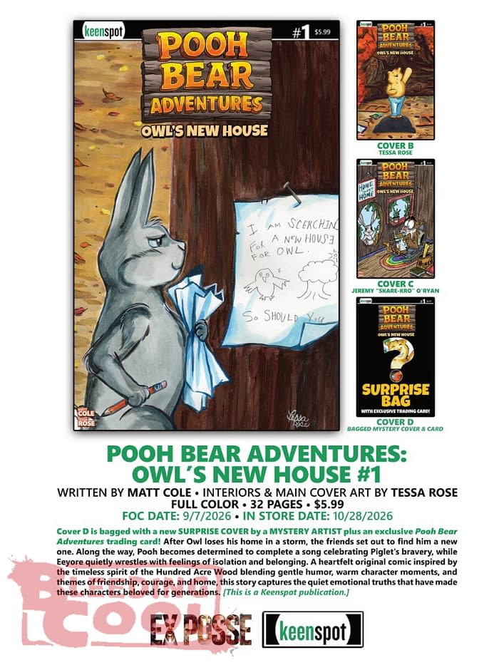 Keenspot Comics Official Full October 2026 Solicits And Solicitations