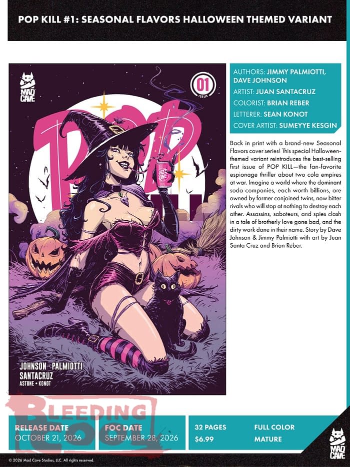 Mad Cave Official Full October 2026 Solicits And Solicitations