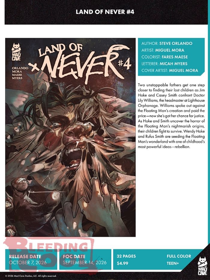 Mad Cave Official Full October 2026 Solicits And Solicitations