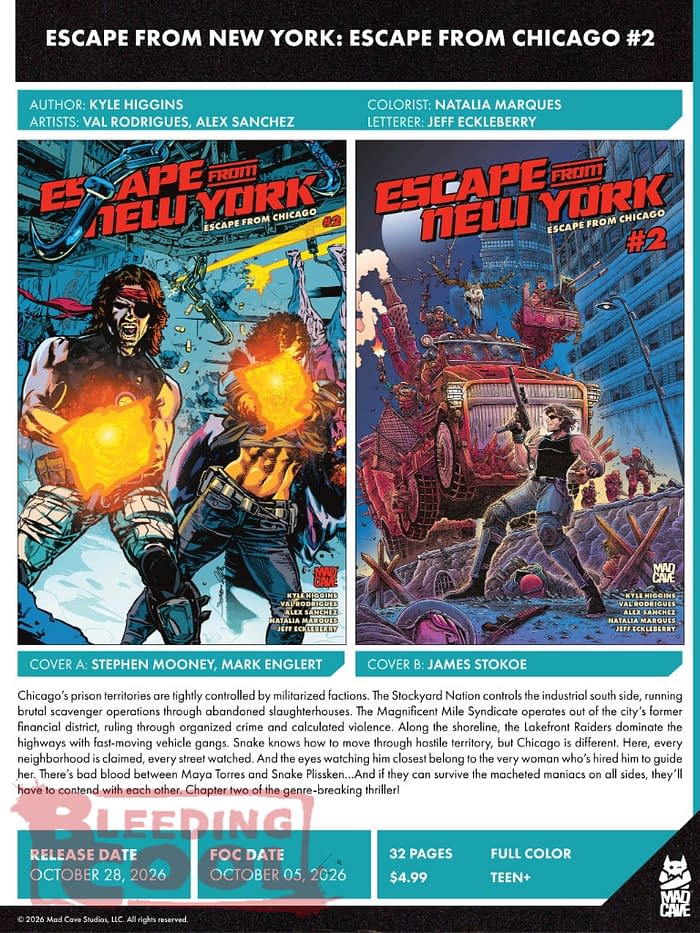 Mad Cave Official Full October 2026 Solicits And Solicitations
