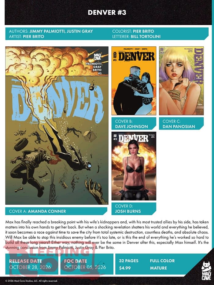 Mad Cave Official Full October 2026 Solicits And Solicitations