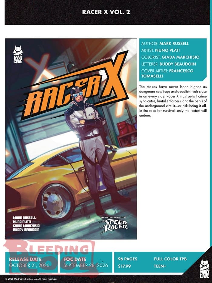 Mad Cave Official Full October 2026 Solicits And Solicitations