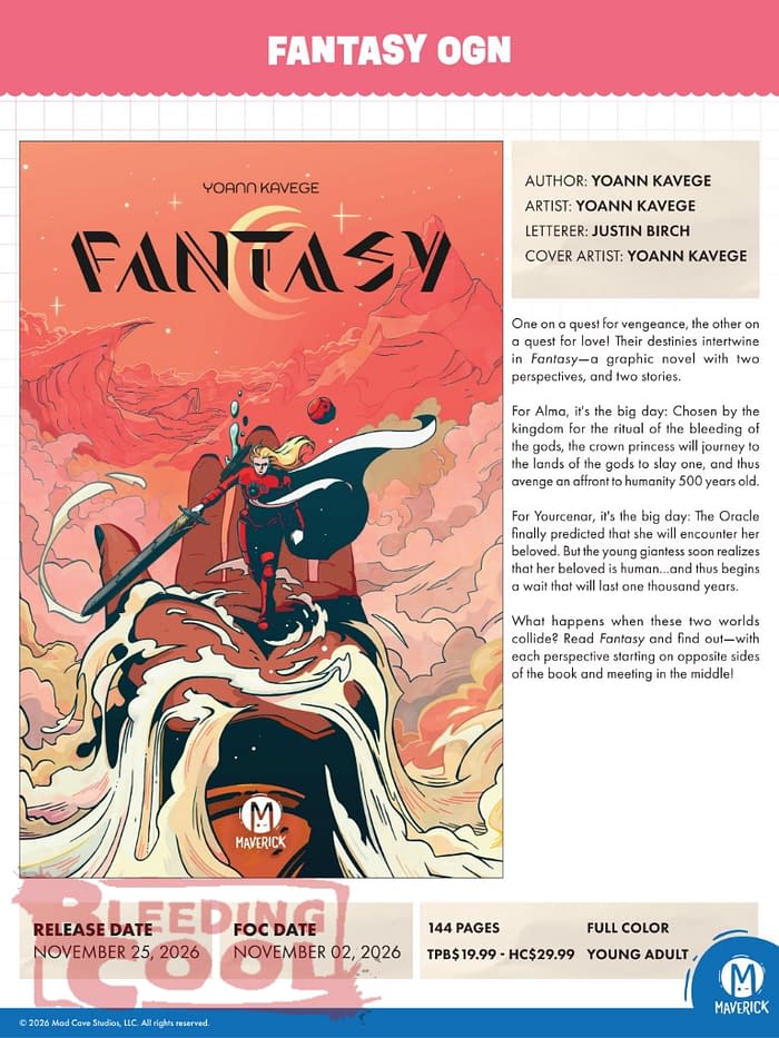 Mad Cave Studios November 2026 Solicits And Solicitations