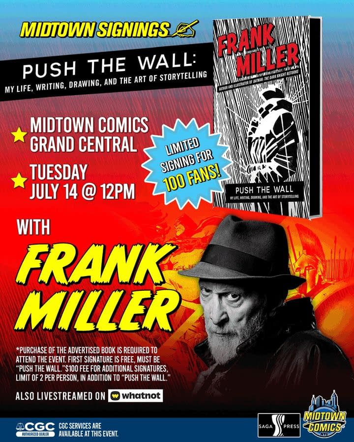 London, New York, LA, Austin, Everyone Talk About Frank Miller