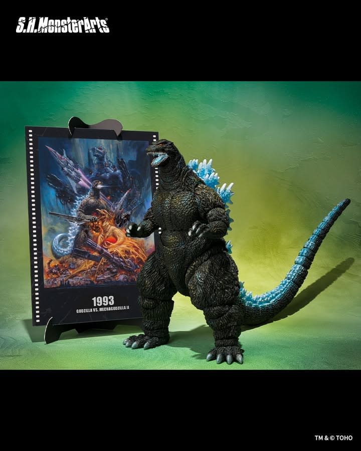 S.H. MonsterArts Godzilla vs. Mechagodzilla Poster Figure Coming Soon