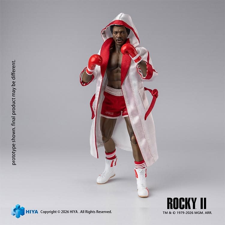Apollo Creed Returns with New Hiya Toys Rocky II 1/12 Exquisite Figure