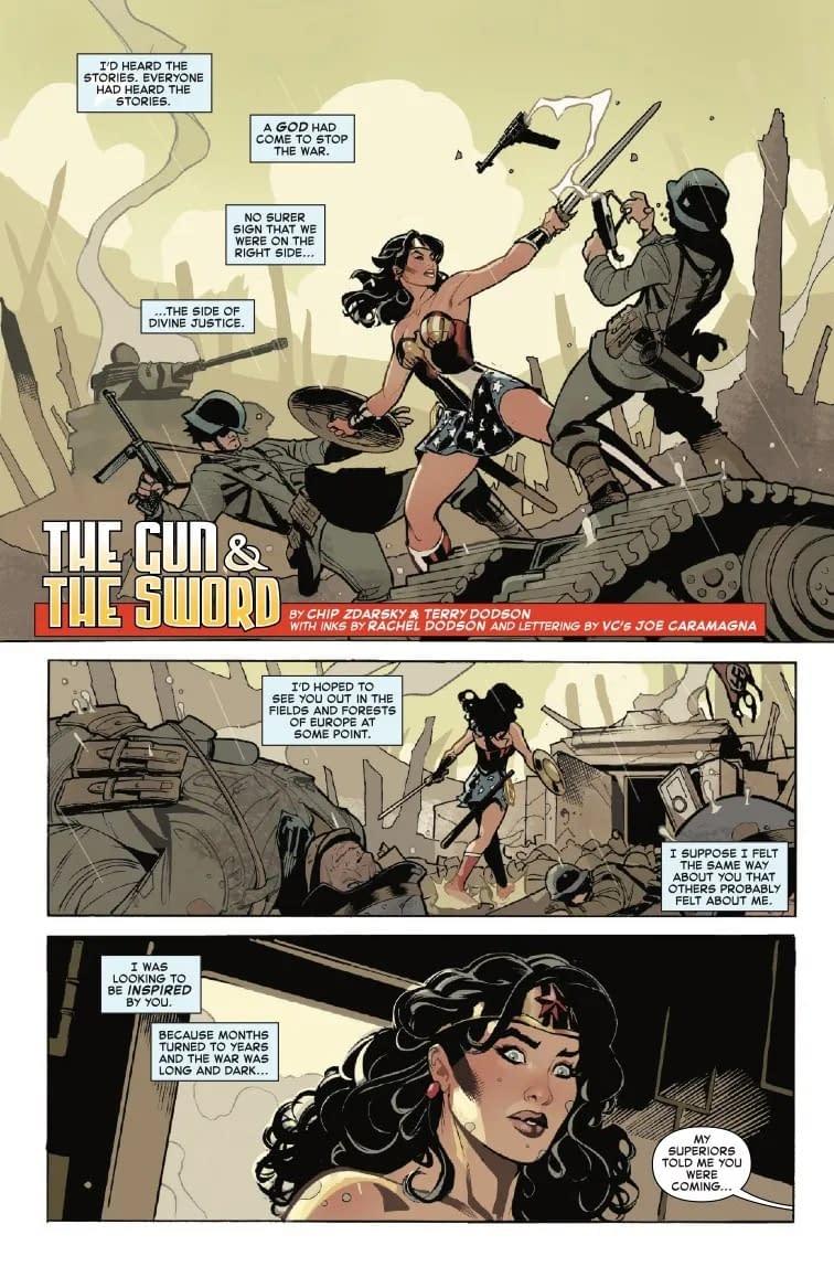 Marvel/DC Crossover Has Captain America & Wonder Woman Fighting in WW2
