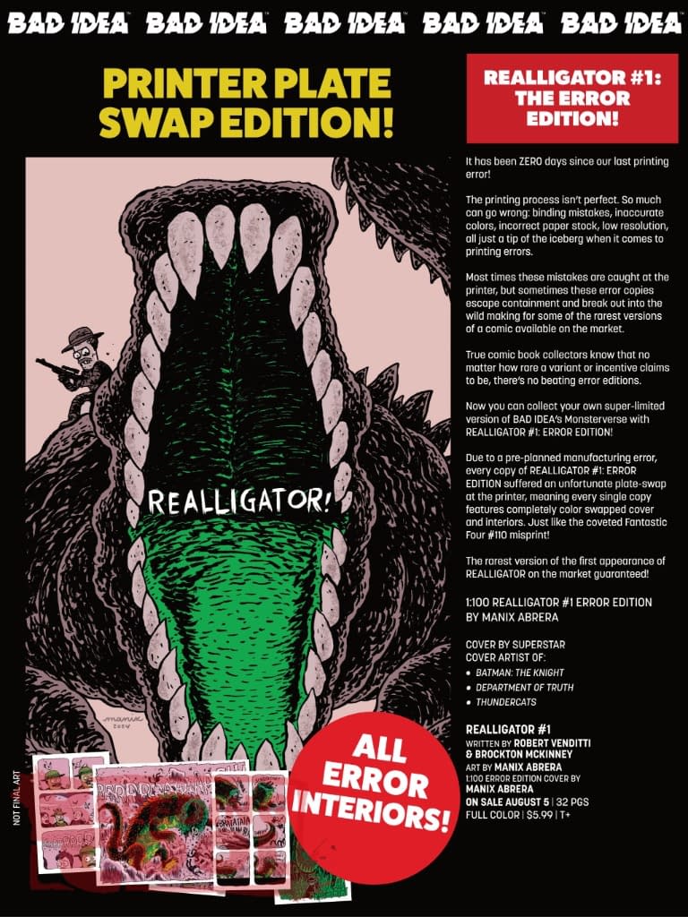 Bad Idea Comics Full August 2026 Solicits And Solicitations