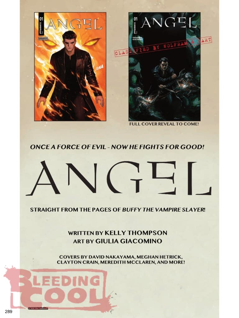 Angel And Buffy Dynamite August 2026 Full Solicits