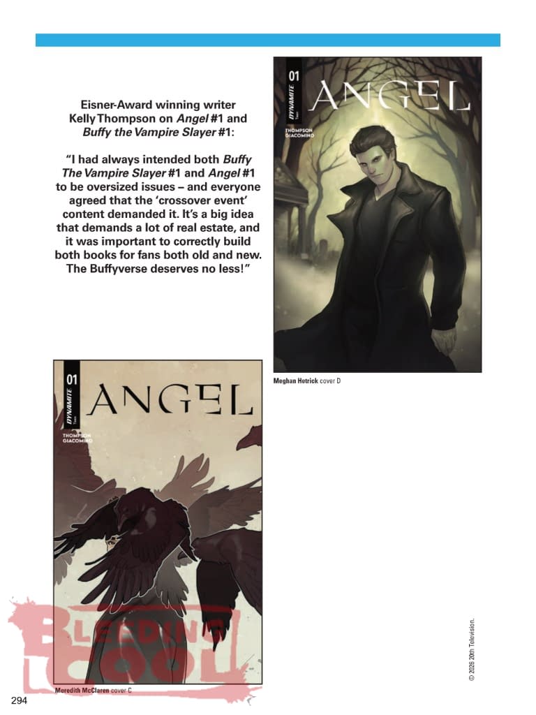 Angel And Buffy Dynamite August 2026 Full Solicits