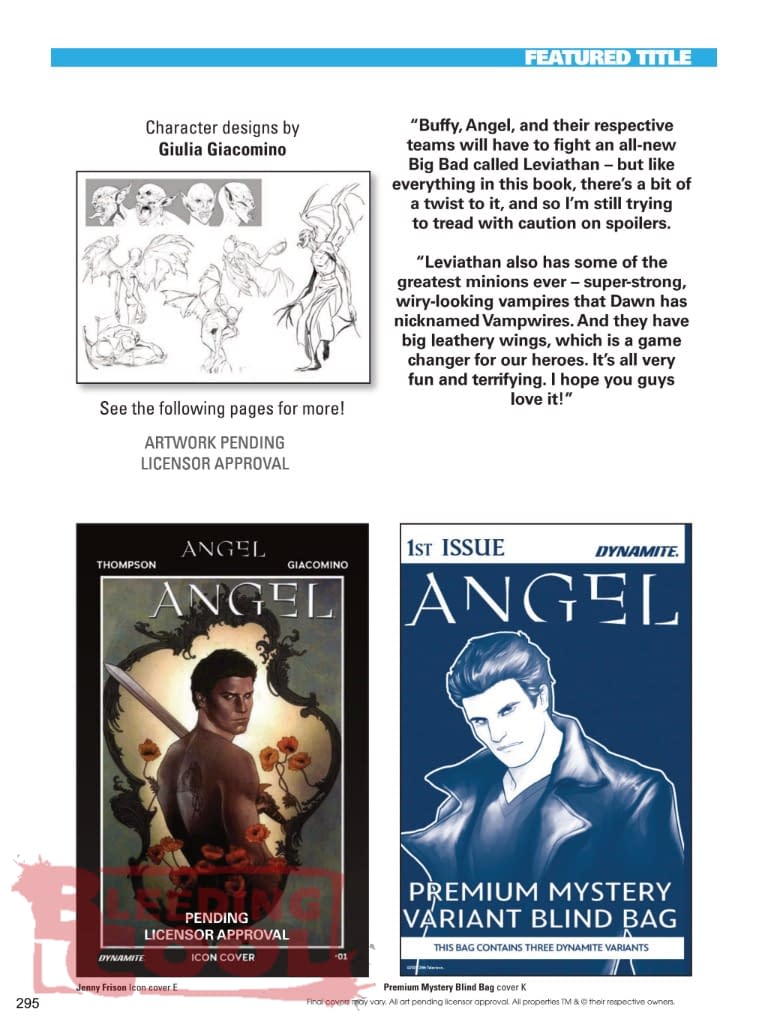 Angel And Buffy Dynamite August 2026 Full Solicits