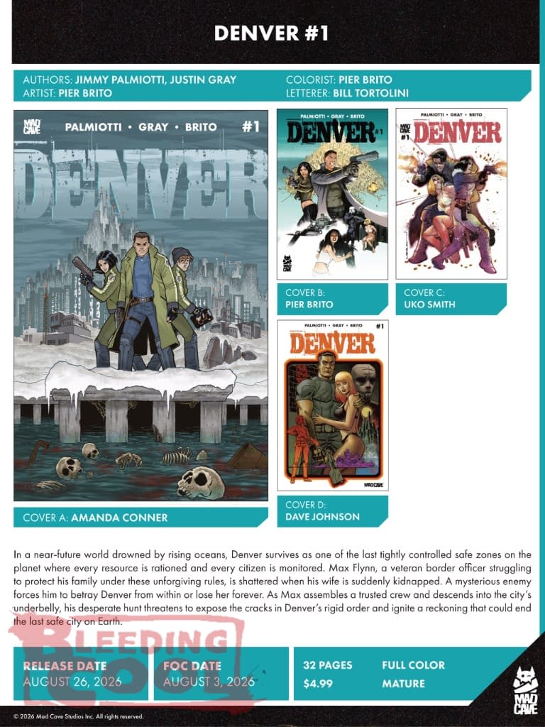 Mad Cave Studios August 2026 Solicits And Solicitations