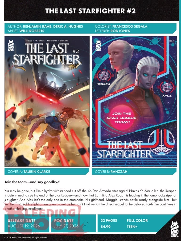 Mad Cave Studios August 2026 Solicits And Solicitations