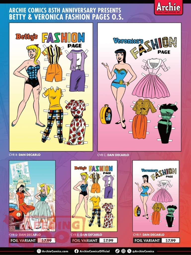 Archie Full August 2026 Solicits And Solicitations