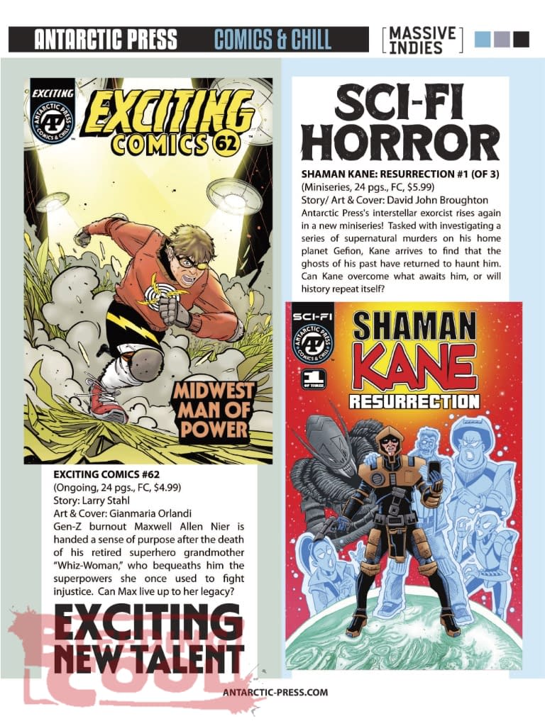 Antarctic Press August 2026 Solicits And Solicitations