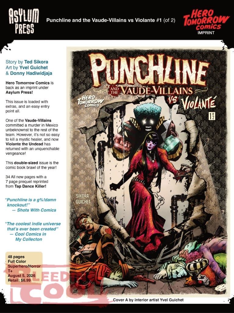 Asylum Press August 2026 Solicits And Solicitations