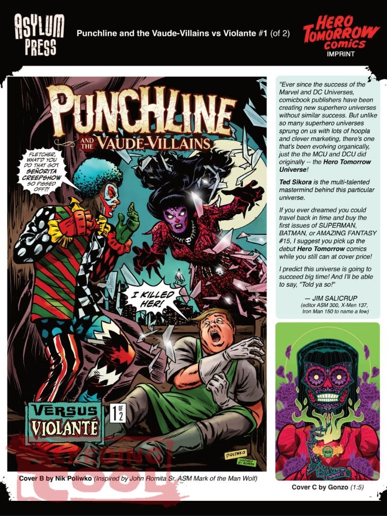 Asylum Press August 2026 Solicits And Solicitations