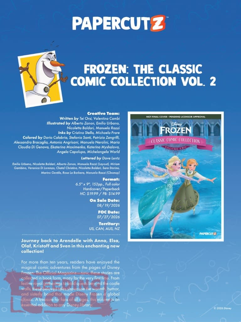 Mad Cave Studios August 2026 Solicits And Solicitations