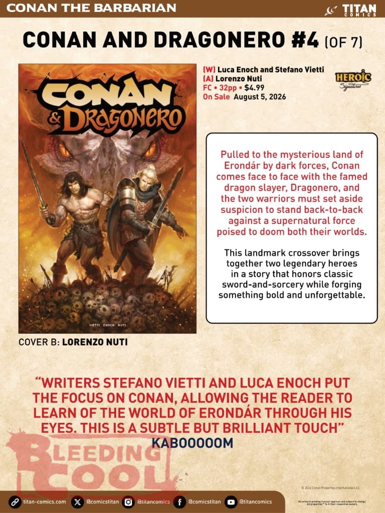 Titan Comics August 2026 Solicits And Solicitations