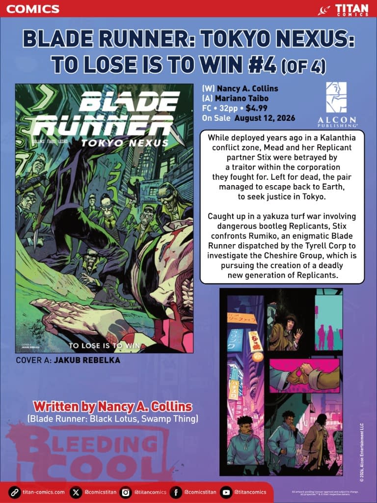 Titan Comics August 2026 Solicits And Solicitations