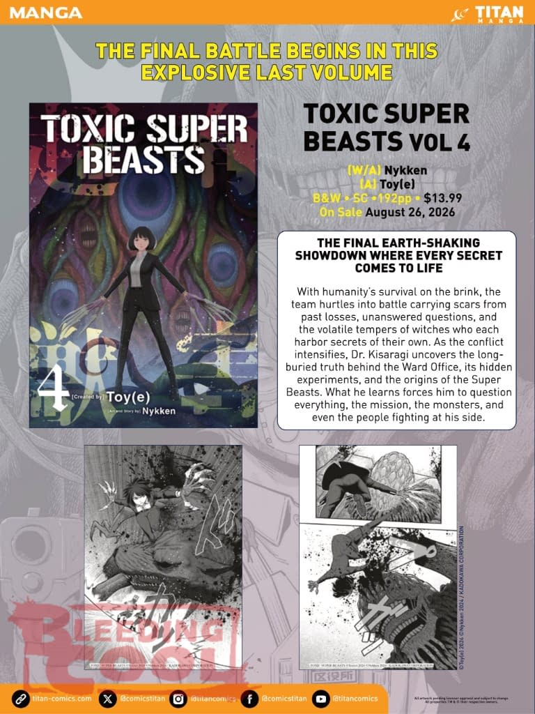 Titan Comics August 2026 Full Solicits And Solicitations