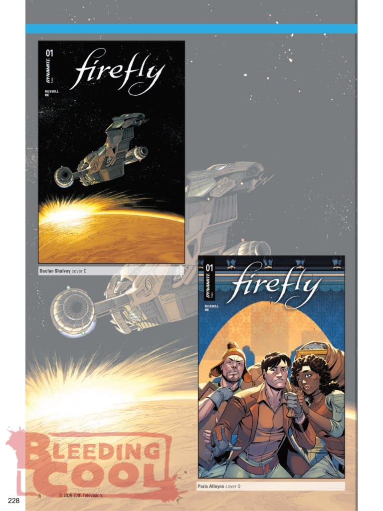 Dynamite Official Full September 2026 Solicits And Solicitations