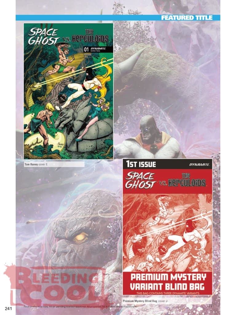 Dynamite Official Full September 2026 Solicits And Solicitations