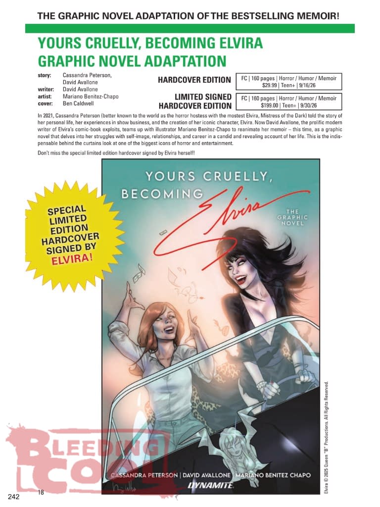 Dynamite Official Full September 2026 Solicits And Solicitations