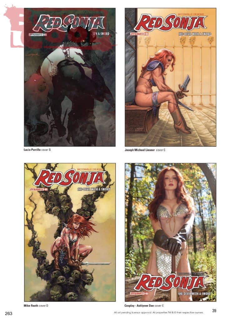Dynamite Official Full September 2026 Solicits And Solicitations