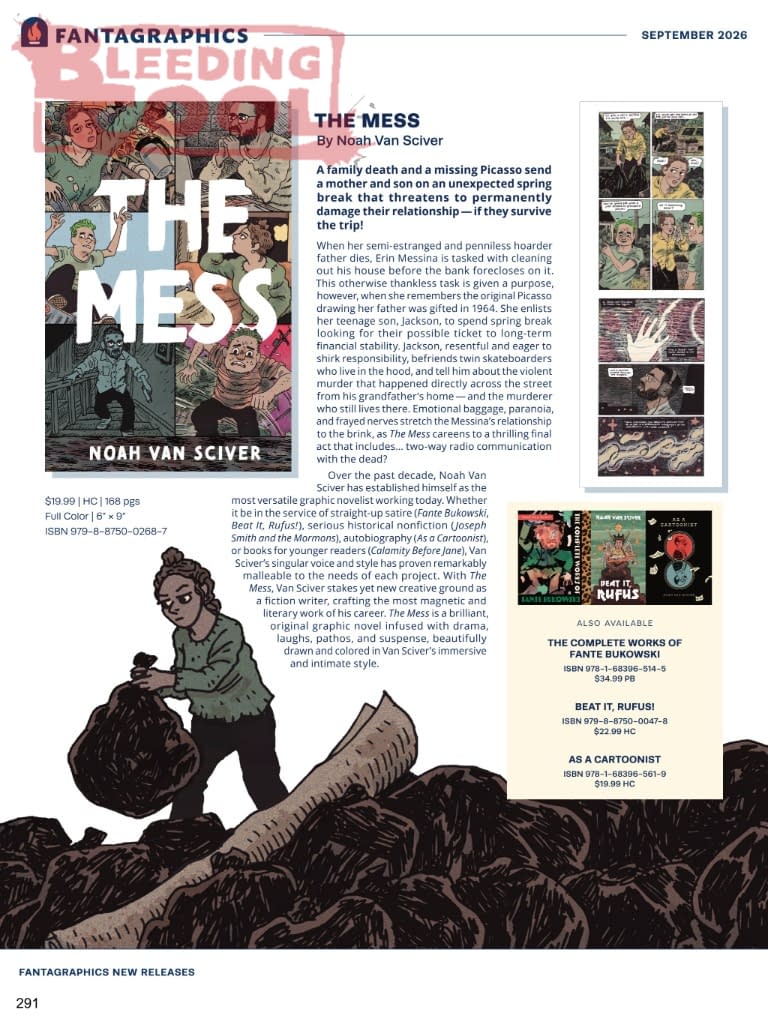 Fantagraphics Official Full September 2026 Solicits And Solicitations