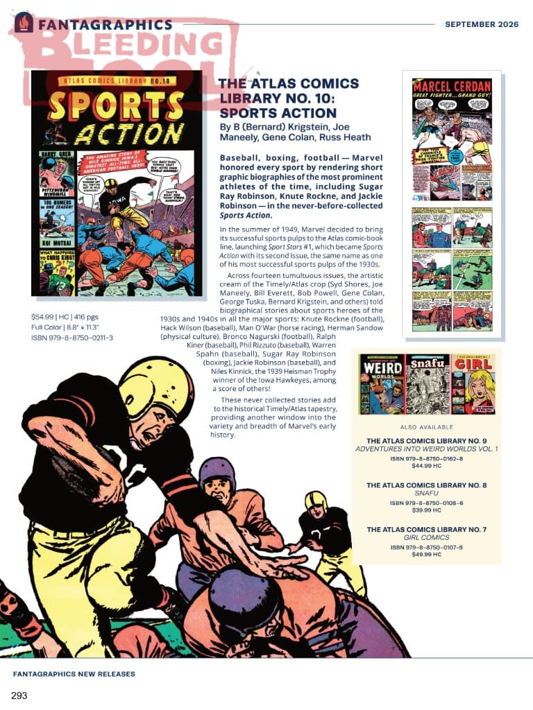 Fantagraphics Official Full September 2026 Solicits And Solicitations