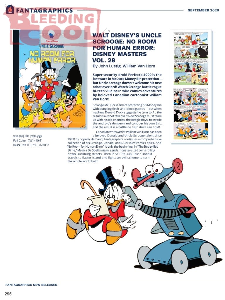Fantagraphics Official Full September 2026 Solicits And Solicitations