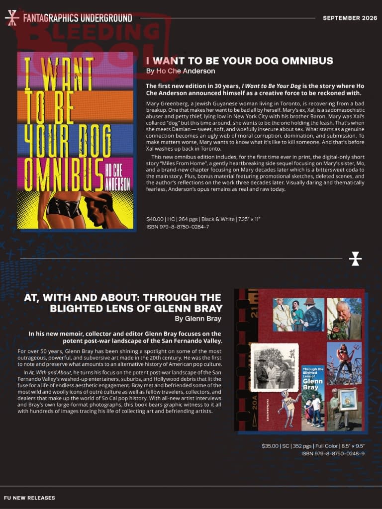 Fantagraphics Official Full September 2026 Solicits And Solicitations