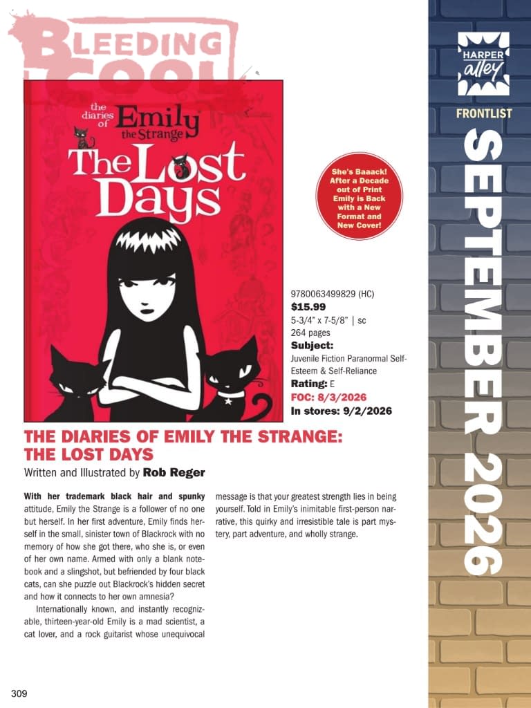 Harper Collins Official Full September 2026 Solicits And Solicitations