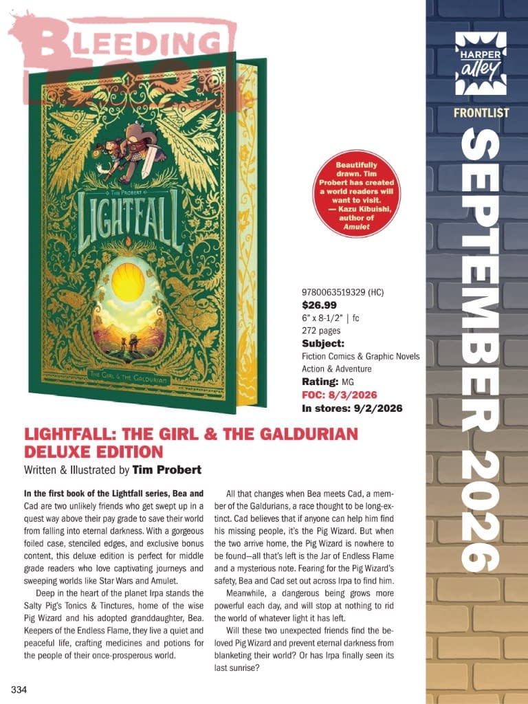 Harper Collins Official Full September 2026 Solicits And Solicitations