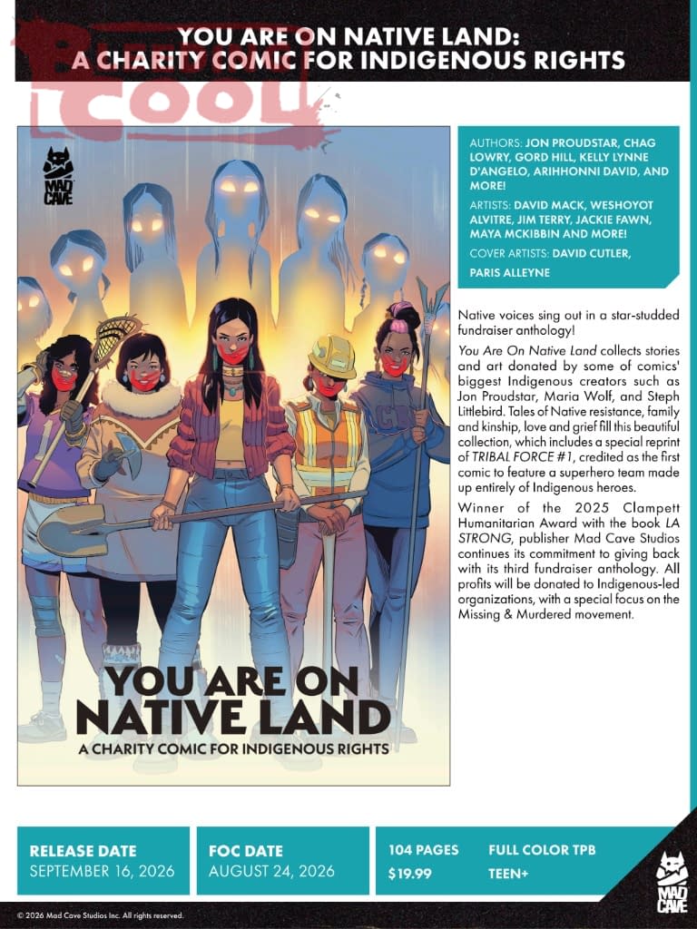 Mad Cave Official Full September 2026 Solicits And Solicitations