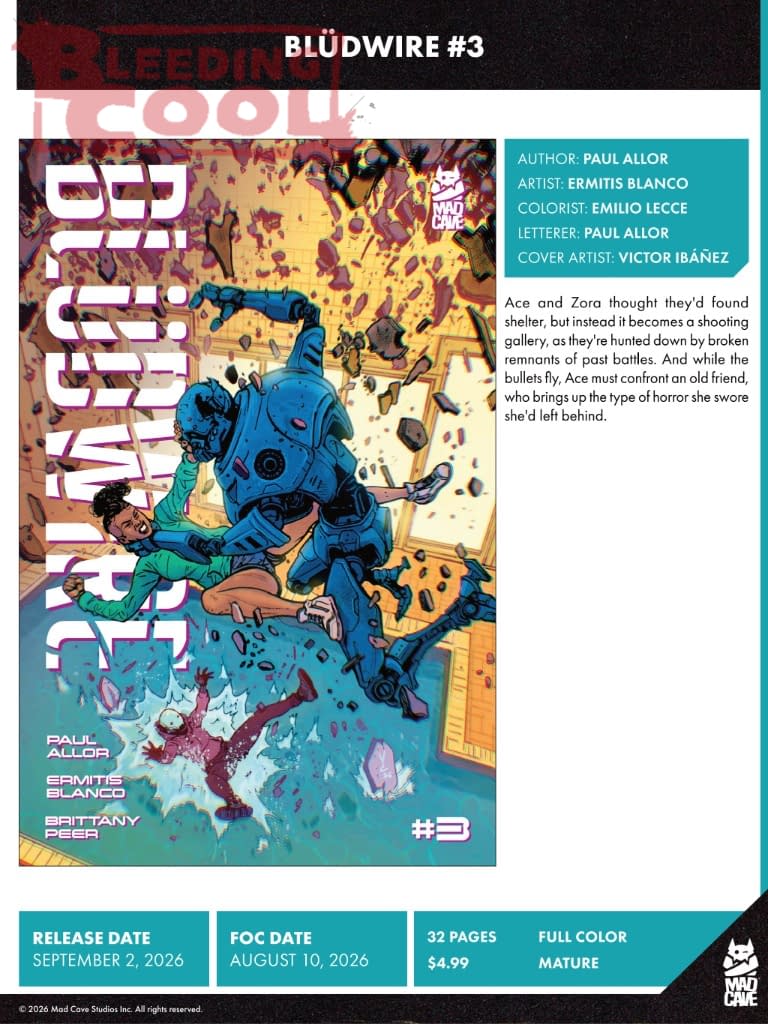 Mad Cave Official Full September 2026 Solicits And Solicitations