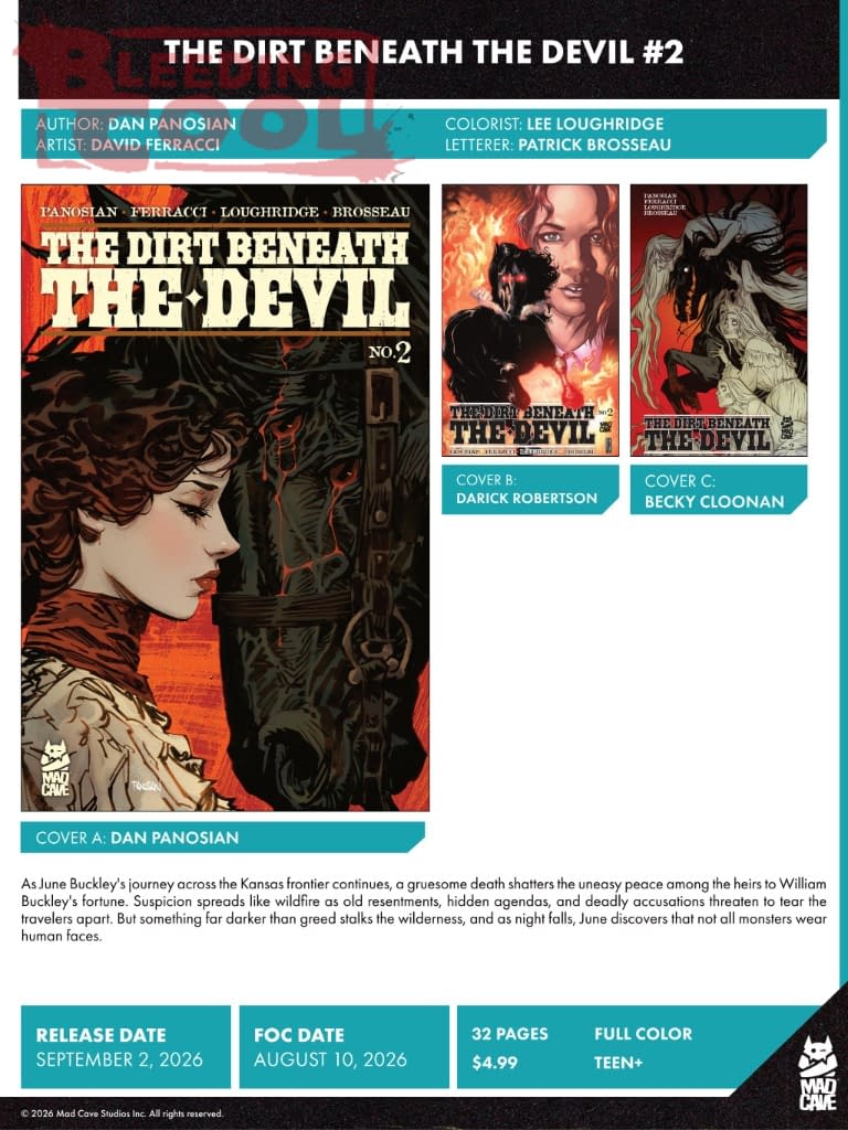 Mad Cave Official Full September 2026 Solicits And Solicitations