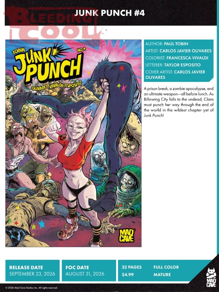 Mad Cave Official Full September 2026 Solicits And Solicitations